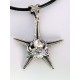 Ciondolo stella e granchio con perla